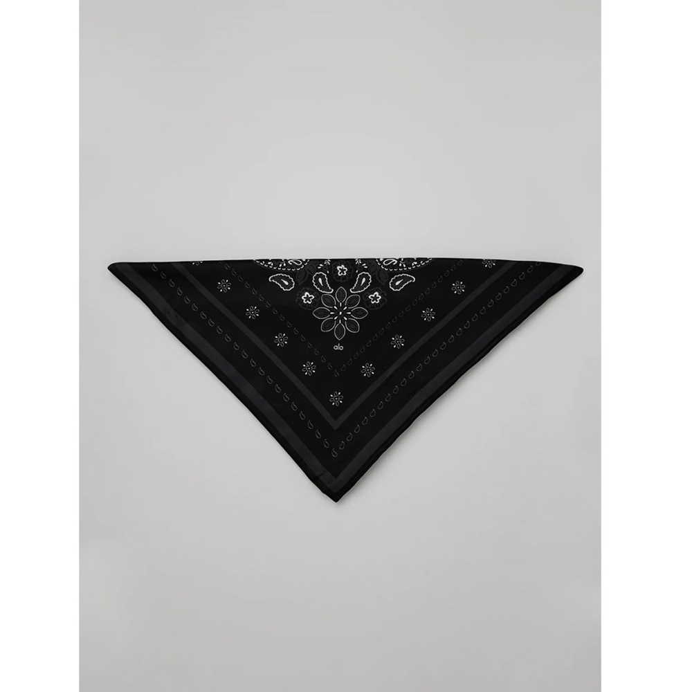 NEW ALO BANDANA SCARF - Black / One Size